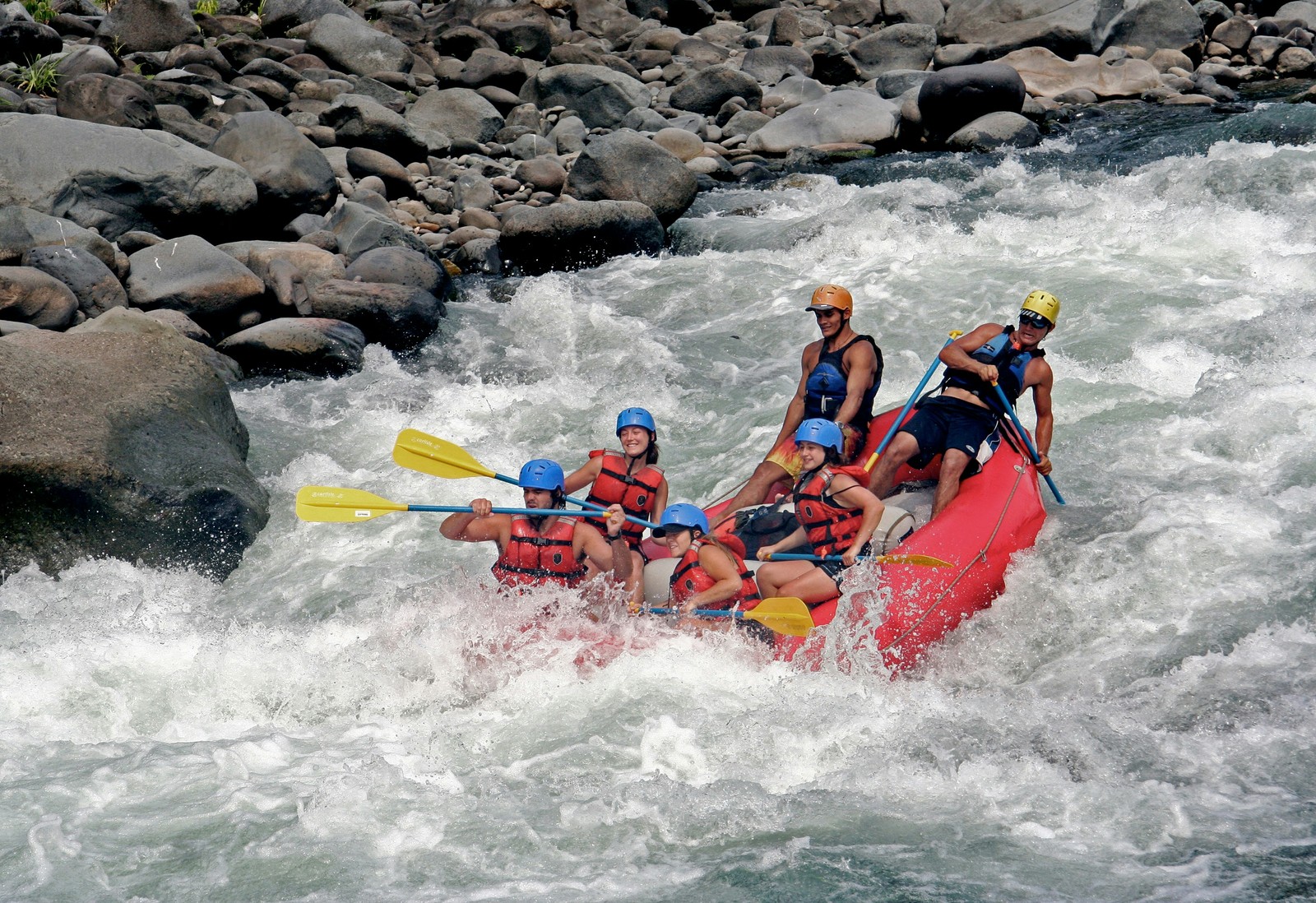 Rafting the exhilarating rapids of Costa Rica’s Pacuare River.