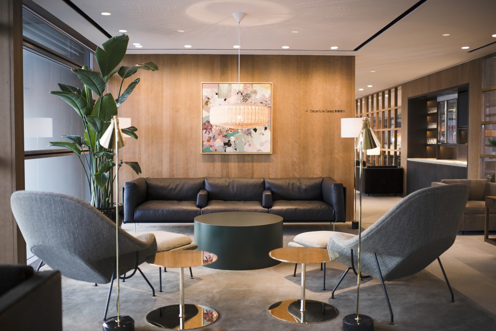 Cathay Pacific The Pier Business Class Lounge in Hong Kong. Photo by Cathay Pacific.