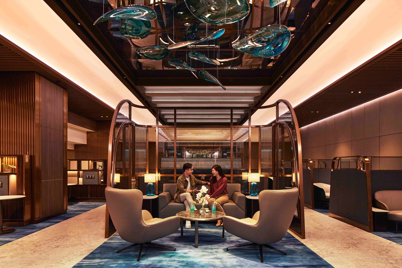 Singapore Airlines SilverKris Business Class Lounge in Singapore. Photo by Singapore Airlines.