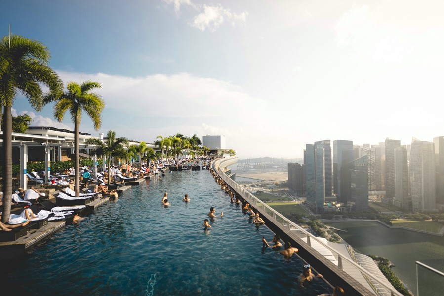 Picture of Marina Bay Sands Infinity Pool, attraction